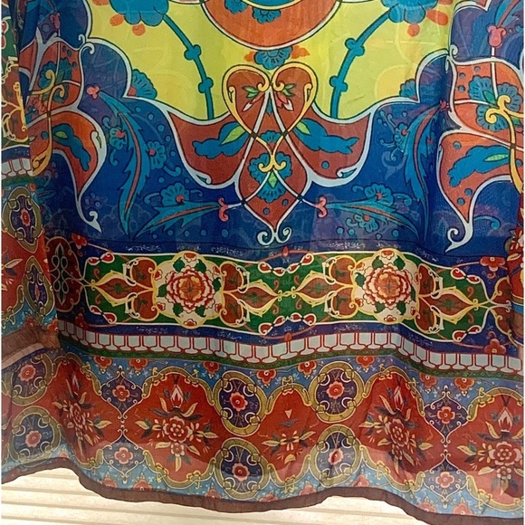 New Johnny Was Valeni Silk Georgette Top Sz S - Picture 7 of 16